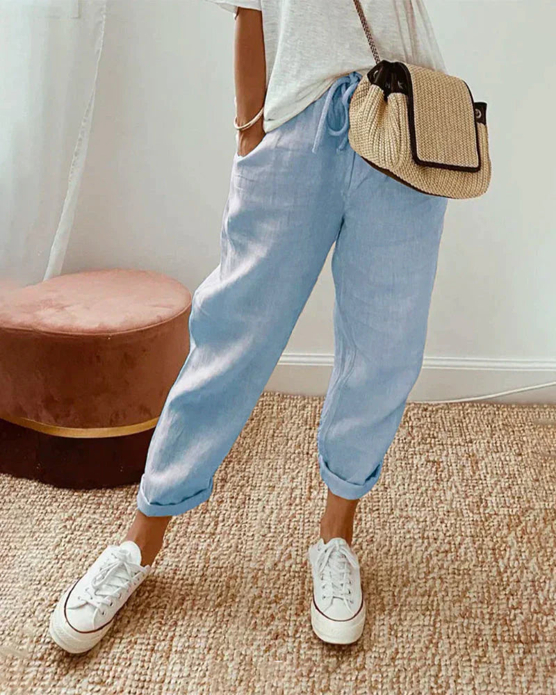 Casual and Stylish Linen Trousers