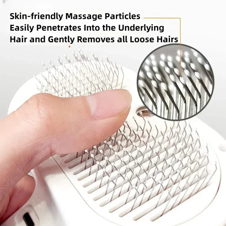 Revolutionary Pet Grooming Steam Brush for Effortless Care