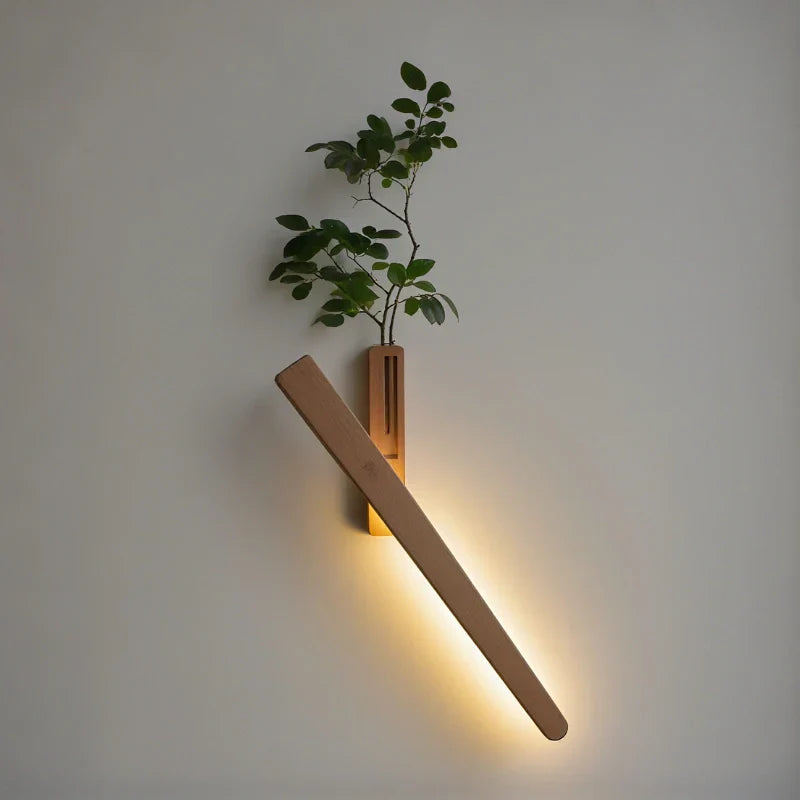 Wall Lights with Decorative Vase and Rotatable Design