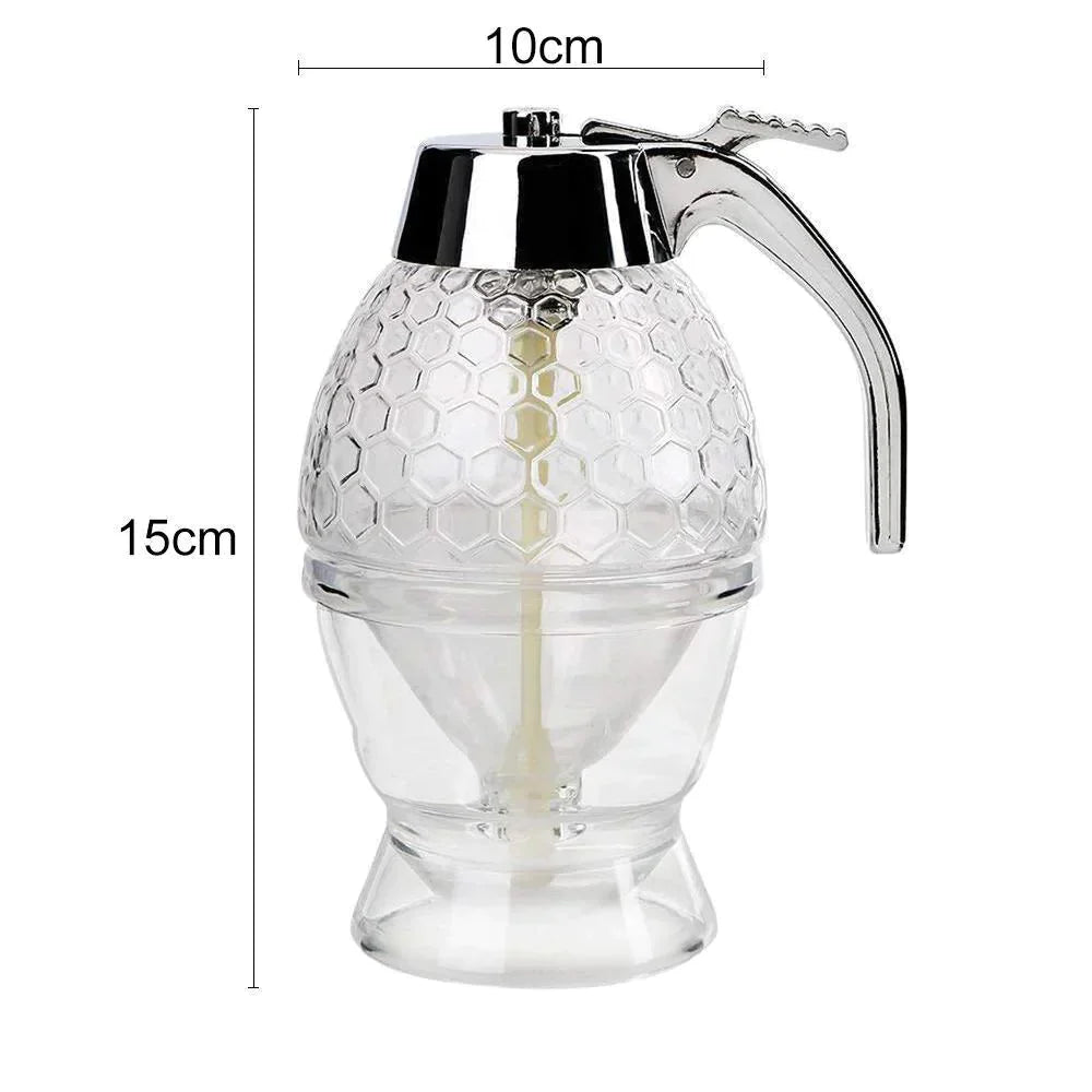 Easy Pour Honey Dispenser with Warm Water Base