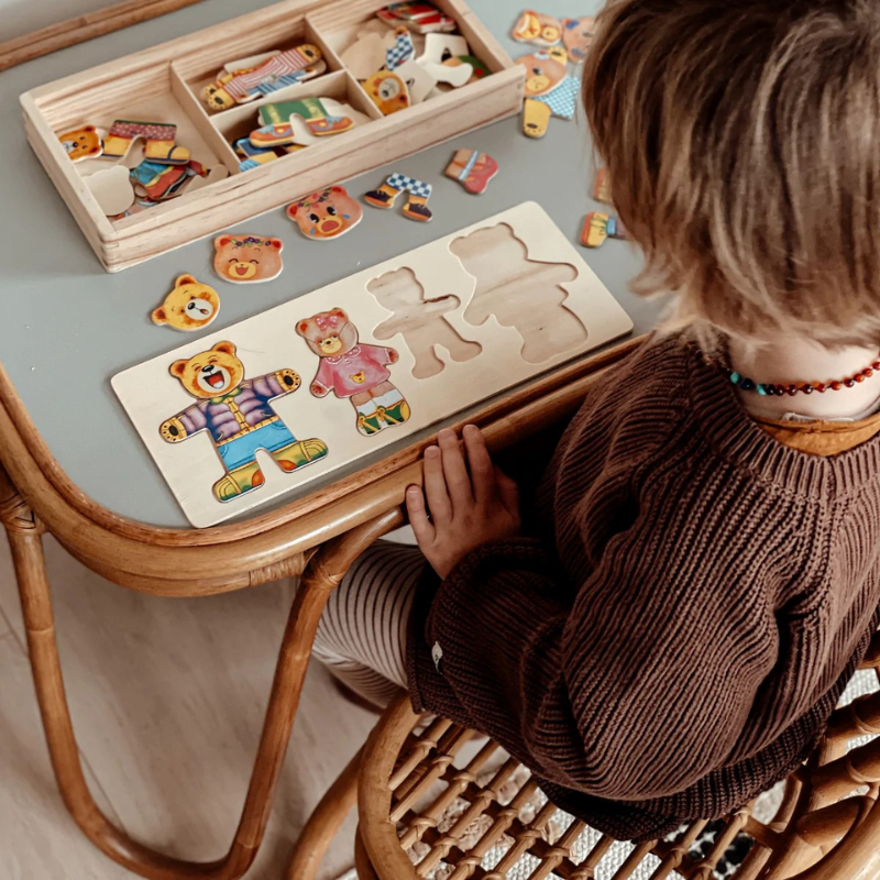 Creative Bear Dress-Up Wooden Puzzle