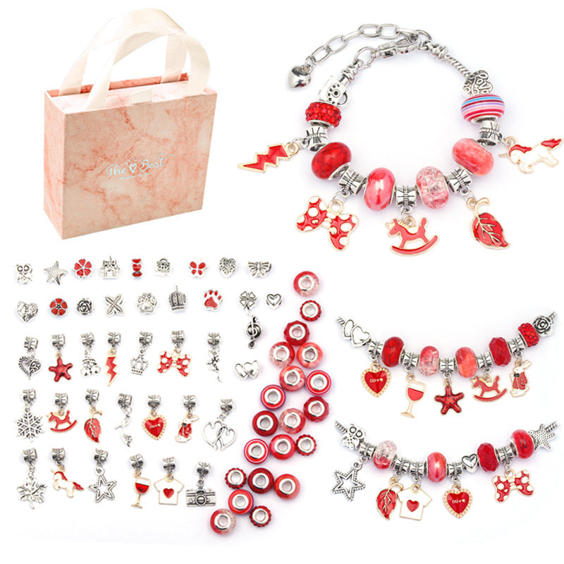 Creative Gemstone Bracelet Kit for Young Artists