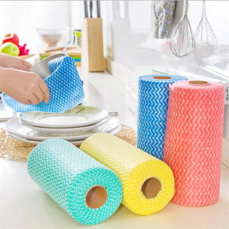 50 Eco-Friendly Reusable Cleaning Cloths