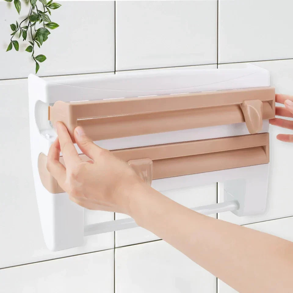 Versatile 3-in-1 Paper Dispenser Organizer