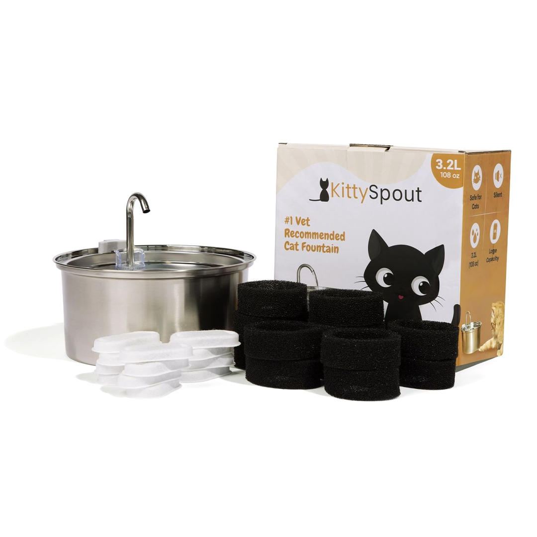 4L Smart Pet Water Dispenser with Stainless Steel Design