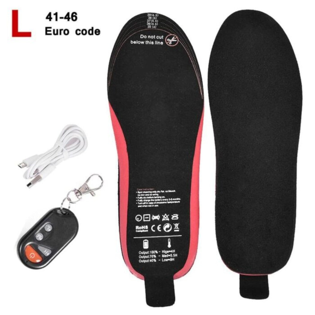 Electric Heated Insoles for Reusable Comfort