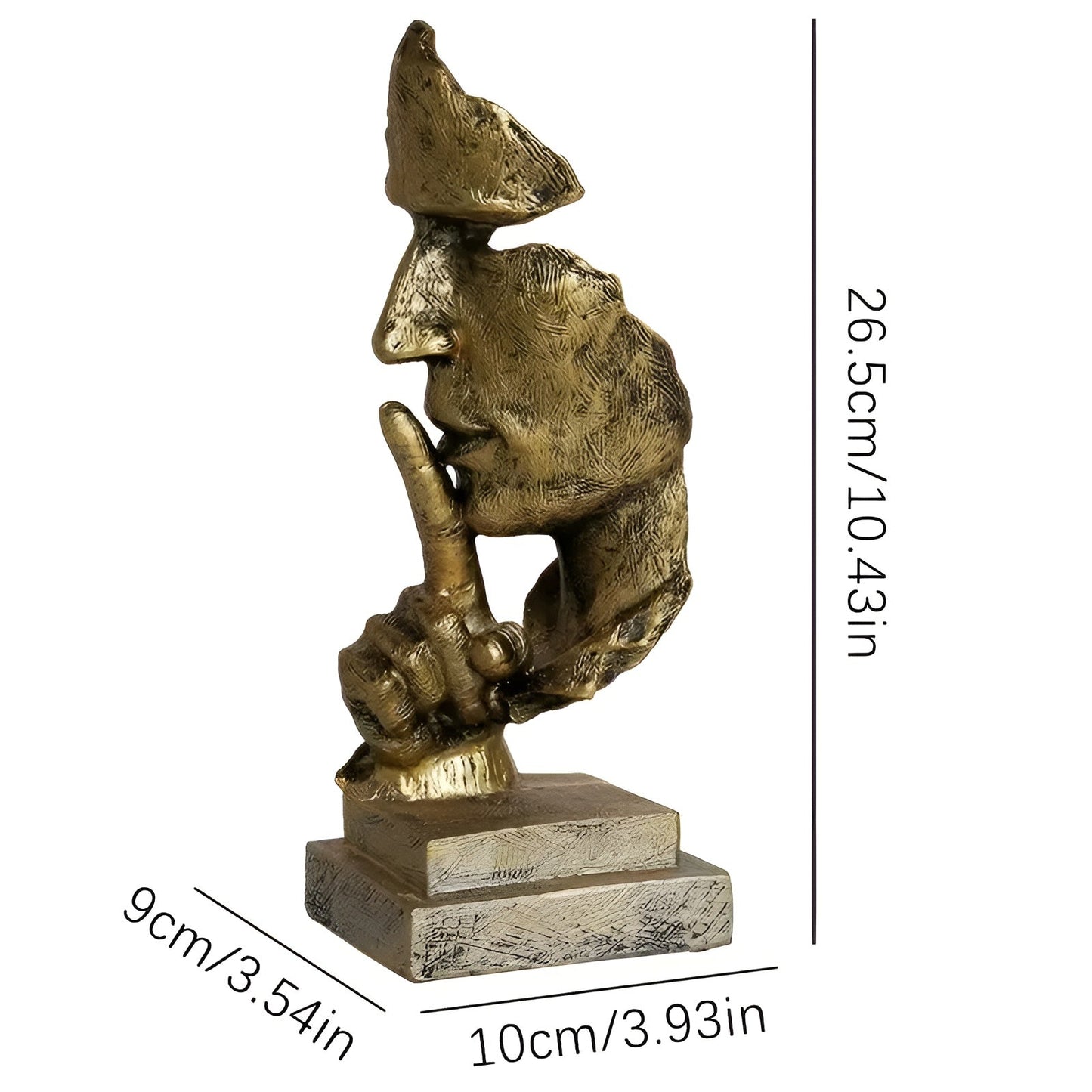 Serene Muse Sculpture – Elegant Modern Art for Any Space