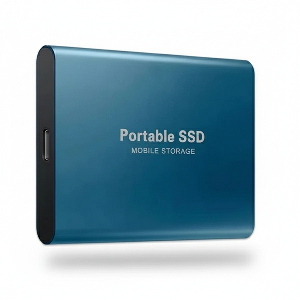 Portable External Hard Drive - Compact Design with High Storage Capacity