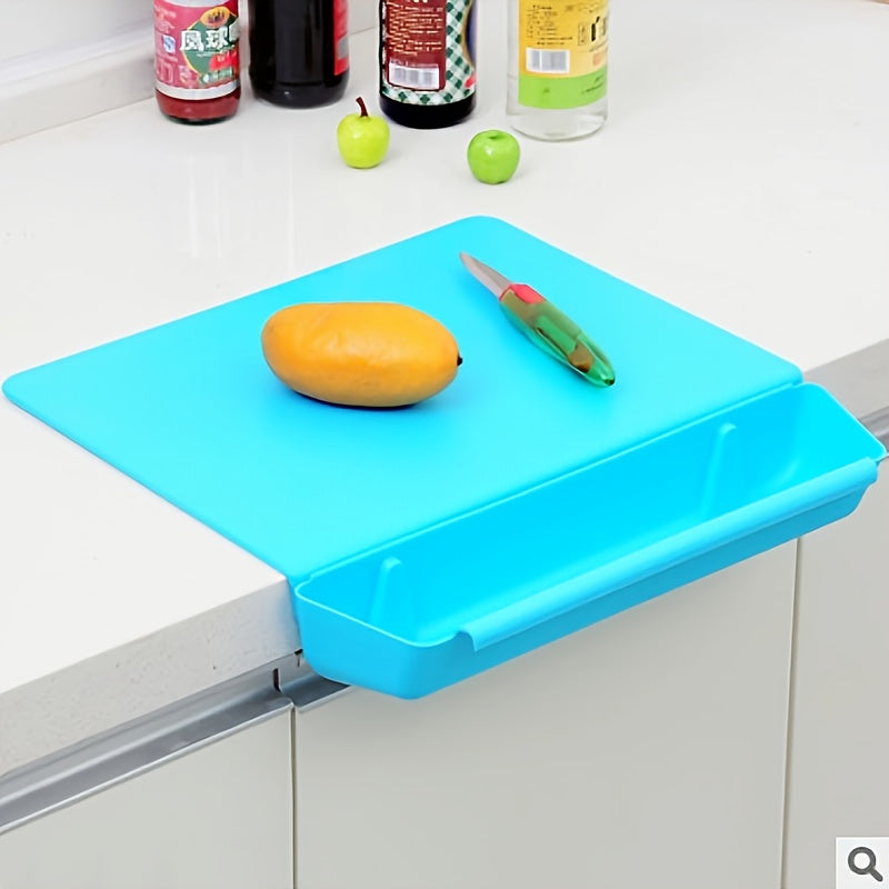 Portable Meal Prep Storage Box with Cutting Board and Chopping Tray