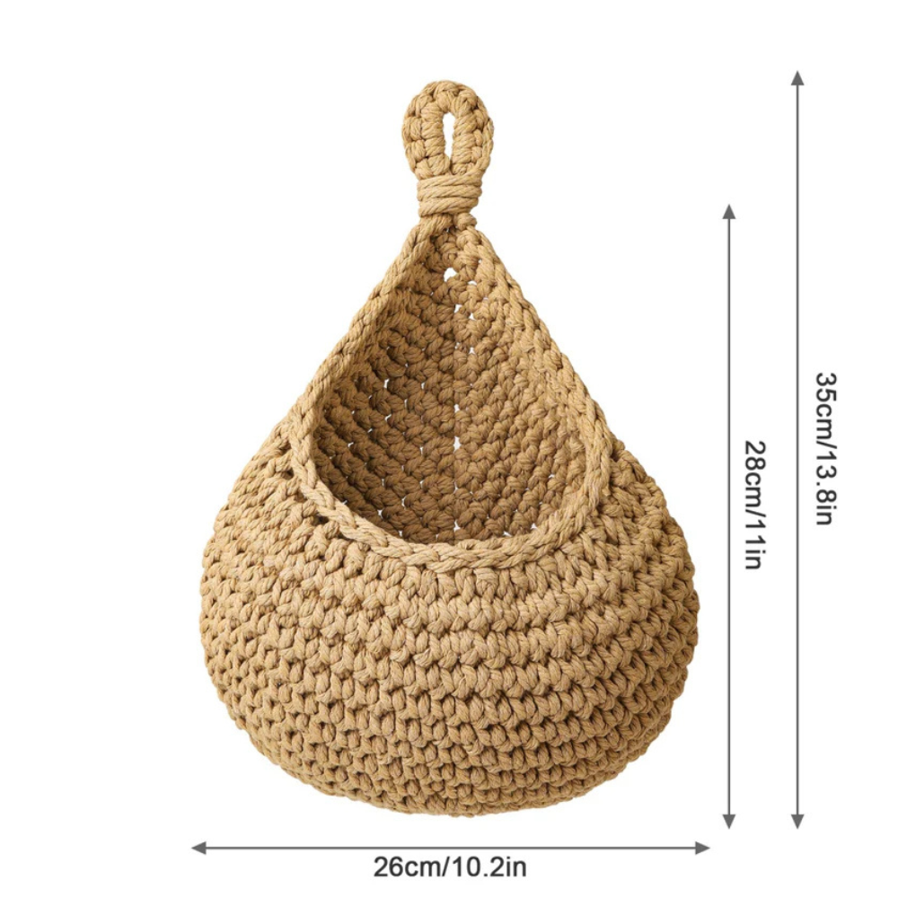 Stylish Eco-Friendly Hanging Storage Basket