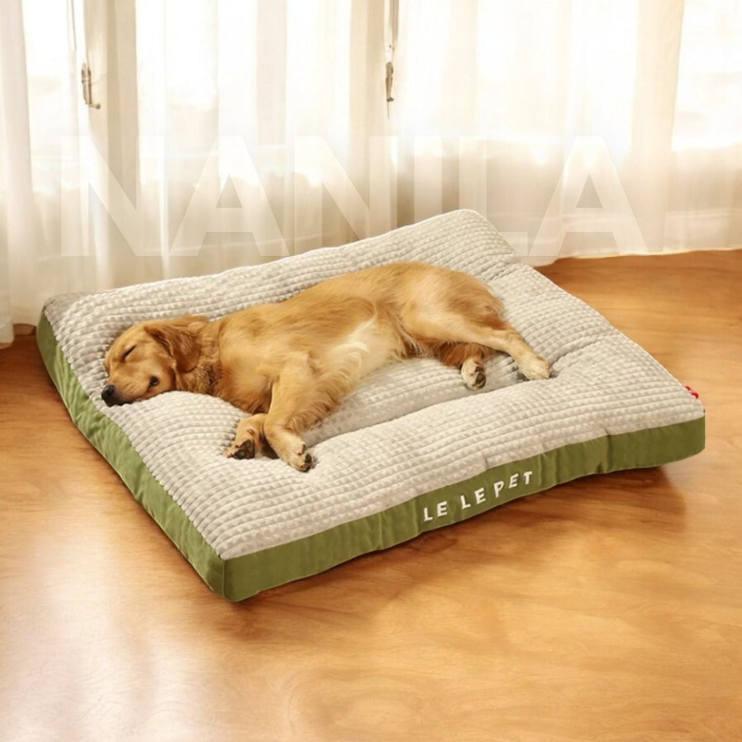Luxury Dog Bed – Durable Foam, Removable Cover, and Ideal Support