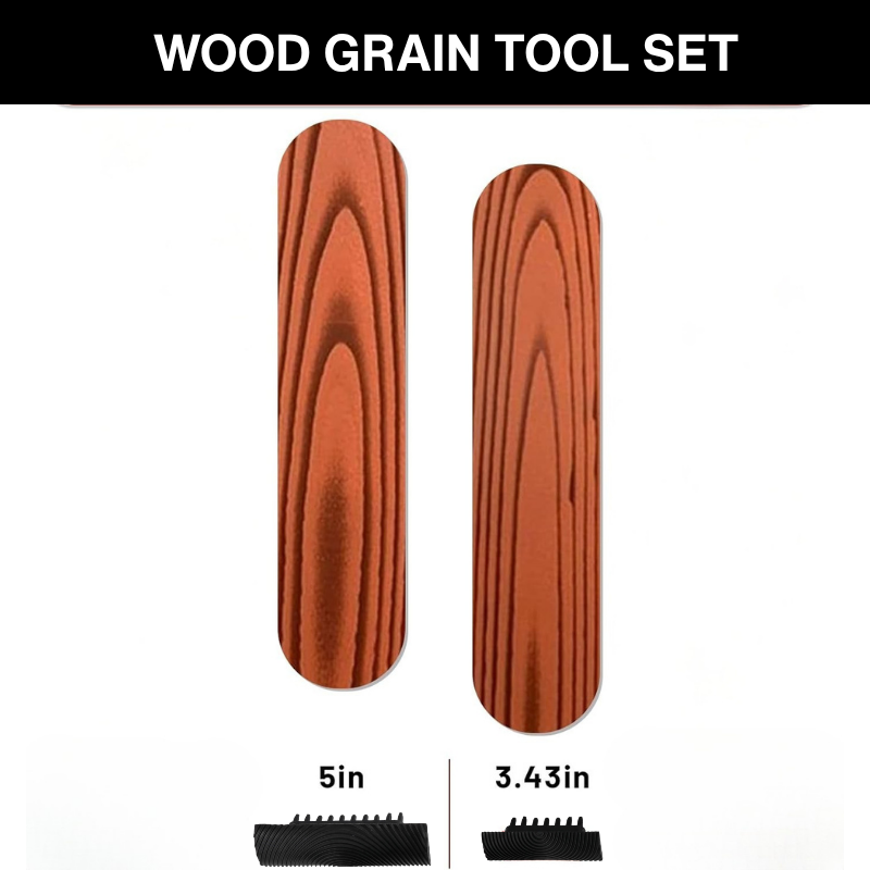 Wood Grain Artistry Roller Duo | Create Stunning Wood Effects
