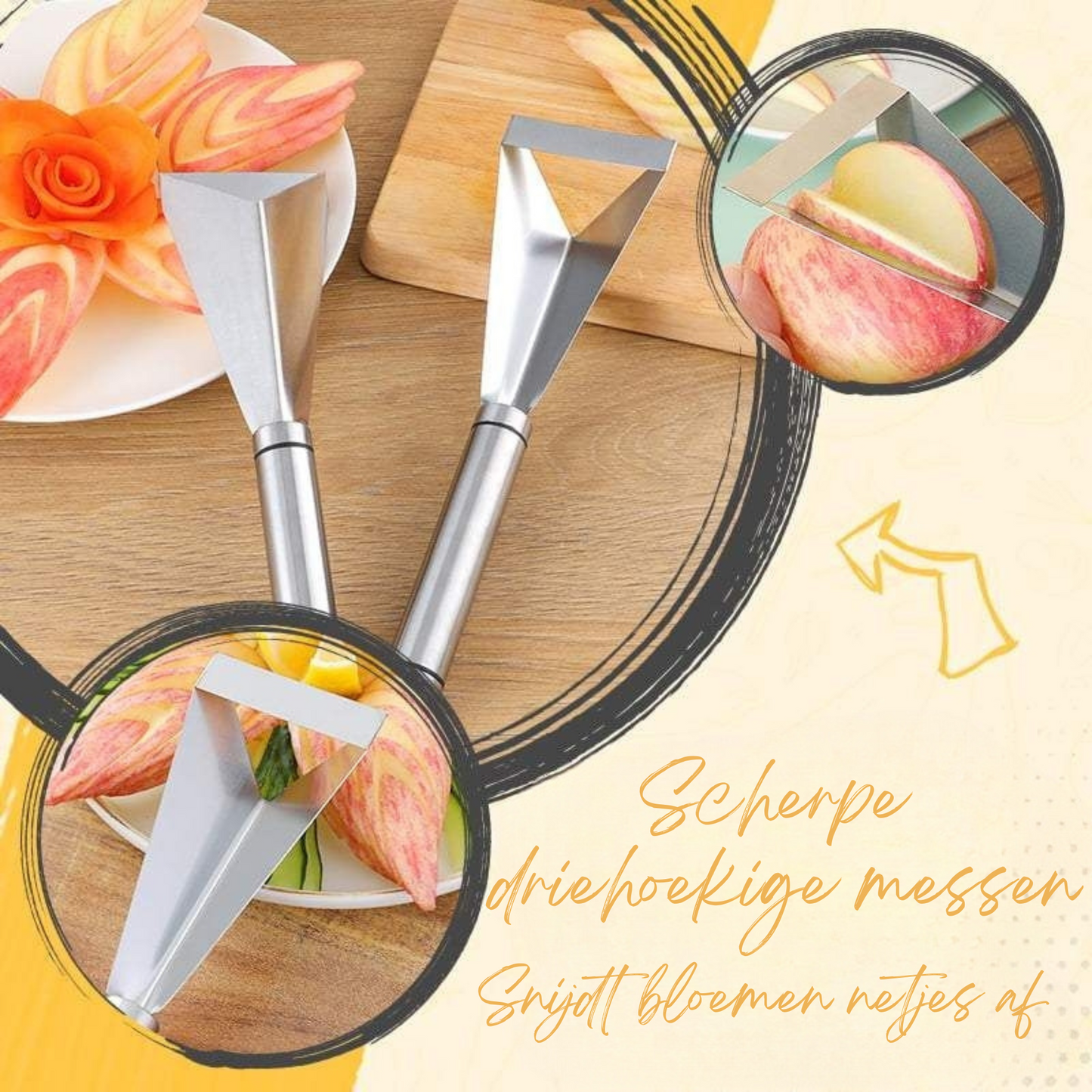 Buy One Get One Free | Triangular Fruit Slicer