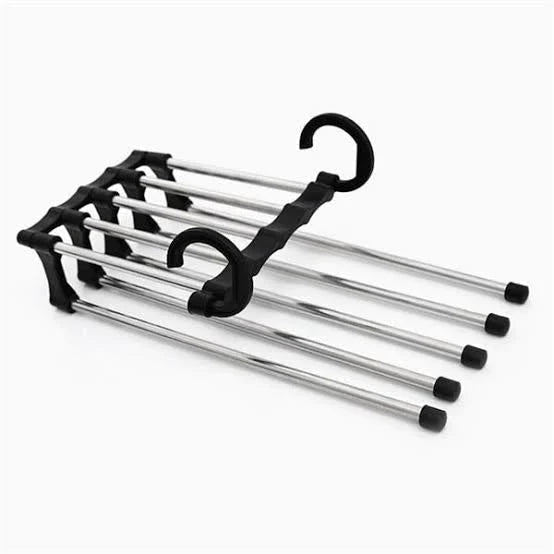 5-Tier Space-Saving Clothes Hanger for Neat Organization
