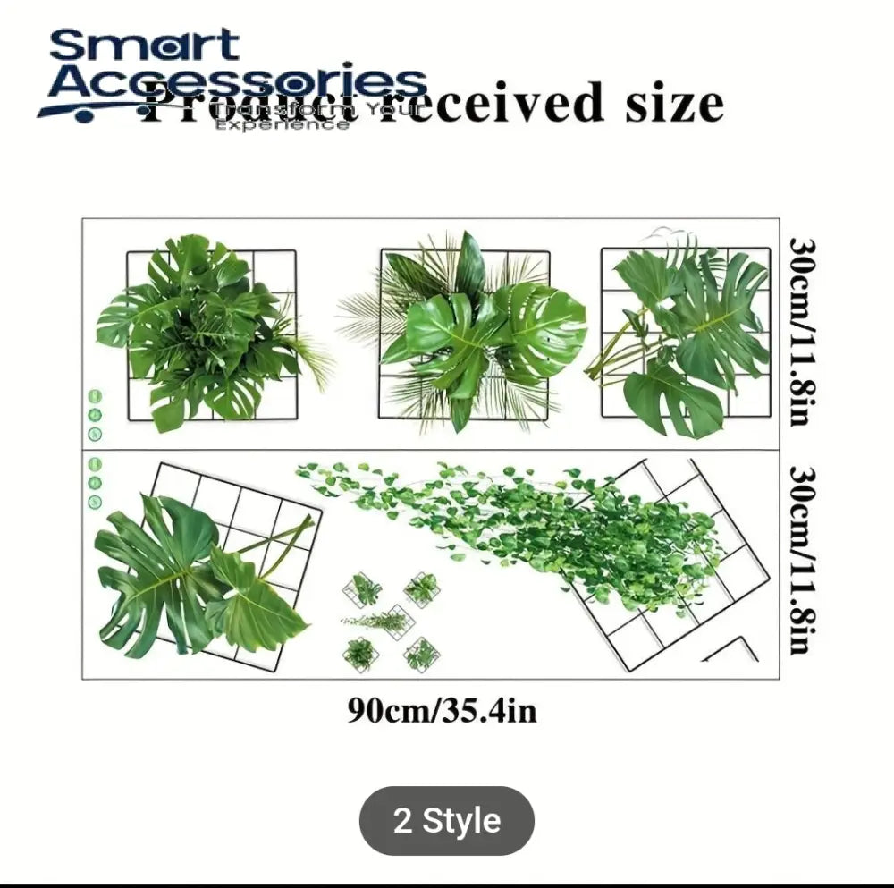 Stylish Green Wall Art Set with Metal Frames | 5-Piece Collection (85 × 105 cm)