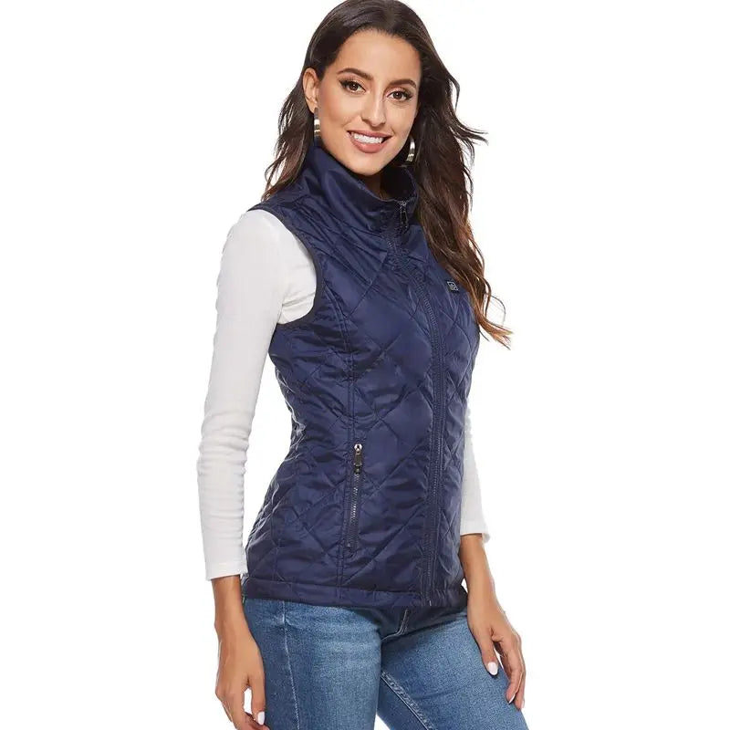 Women's Heated Vest with Infrared Technology | USB Heating | Lightweight & Temperature Regulating | Ideal for Fall and Winter