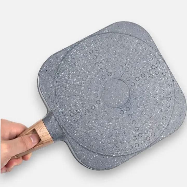 Divided Frying Pan for Easy Daily Cooking