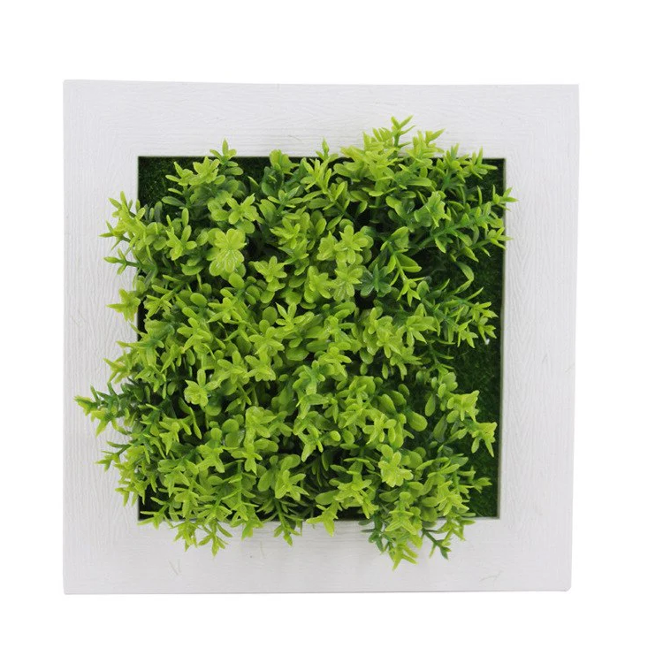Modern Hanging Frame with 3D Art Plant for Wall Decoration