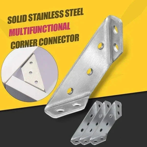 Stainless Steel Corner Brackets for Enhanced Furniture Stability