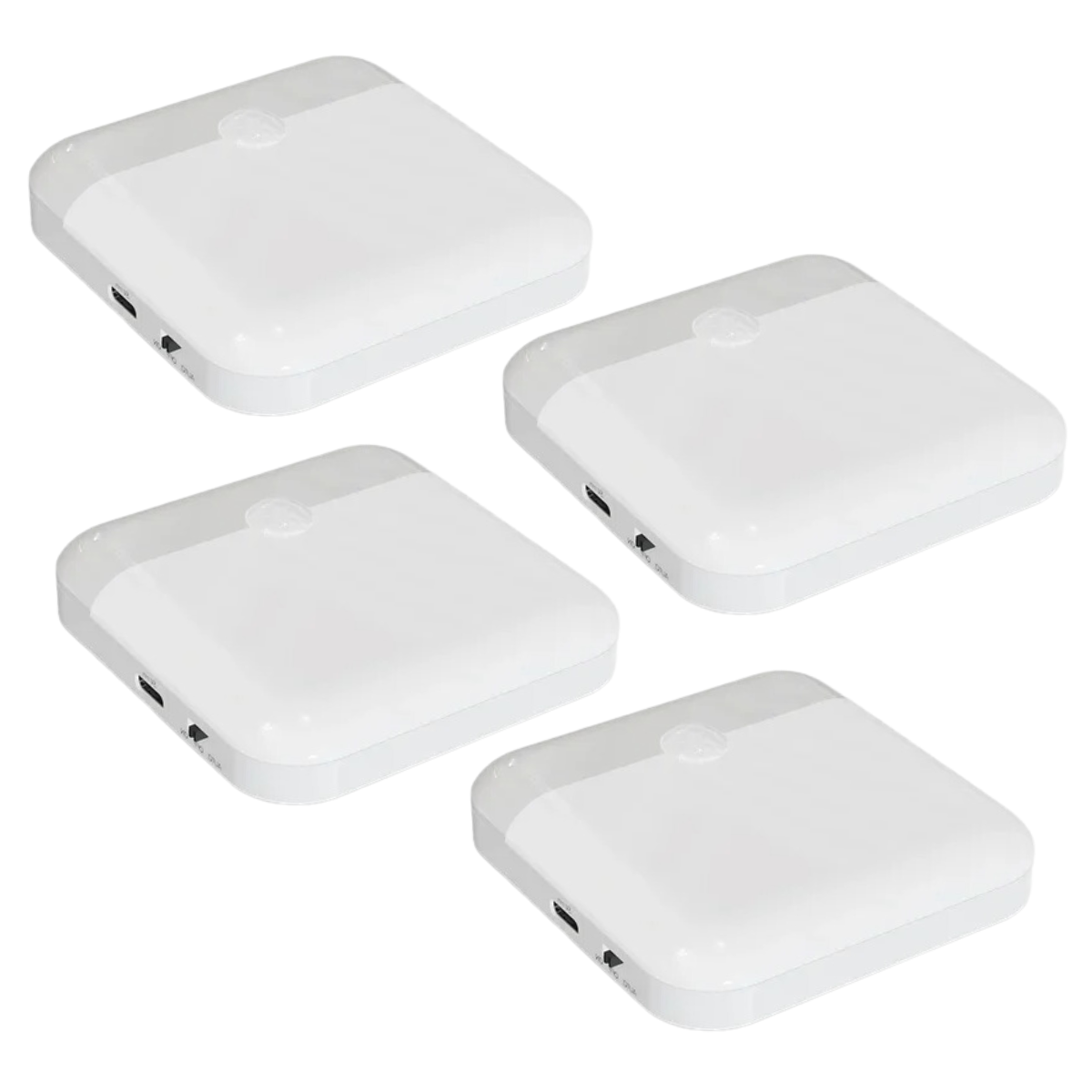 Square LED Lamp with Motion Sensor and Type-C Charging