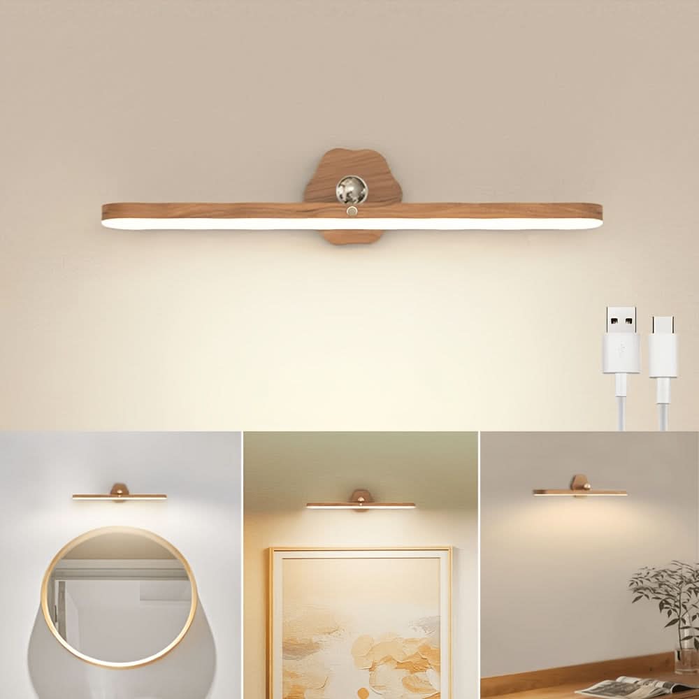 Adjustable LED Wall Light with Rotating Head