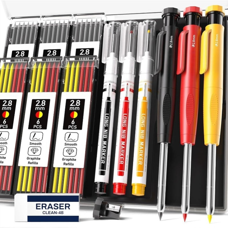 Precision Marker Set with Long Metal Tip for Exact Marking