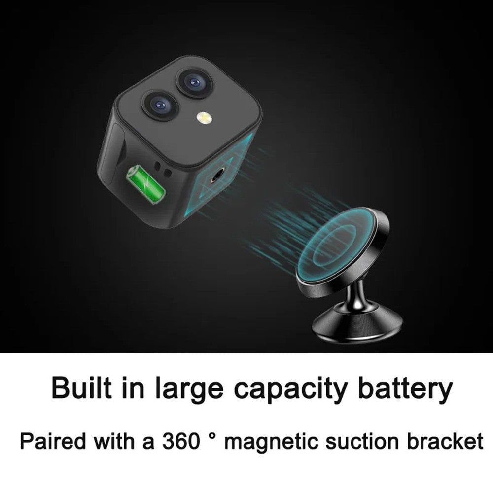 Wireless 4K Security Camera with 170° Wide Angle and Intercom Feature