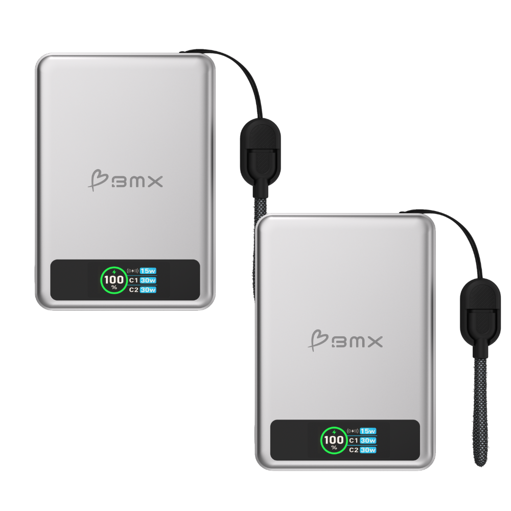 Dual Magnetic 10000 mAh Power Banks | 30W USB-C Fast Charging