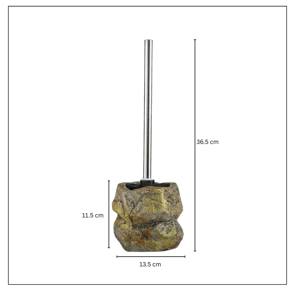 Natural Elegance Ceramic Toilet Brush Set