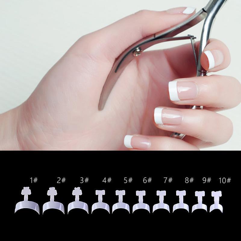 Elegant French Manicure Nail Tips Kit - 100 Pieces