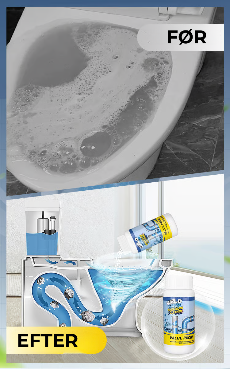Eco-Friendly Drain Cleaner with Citrus Freshness