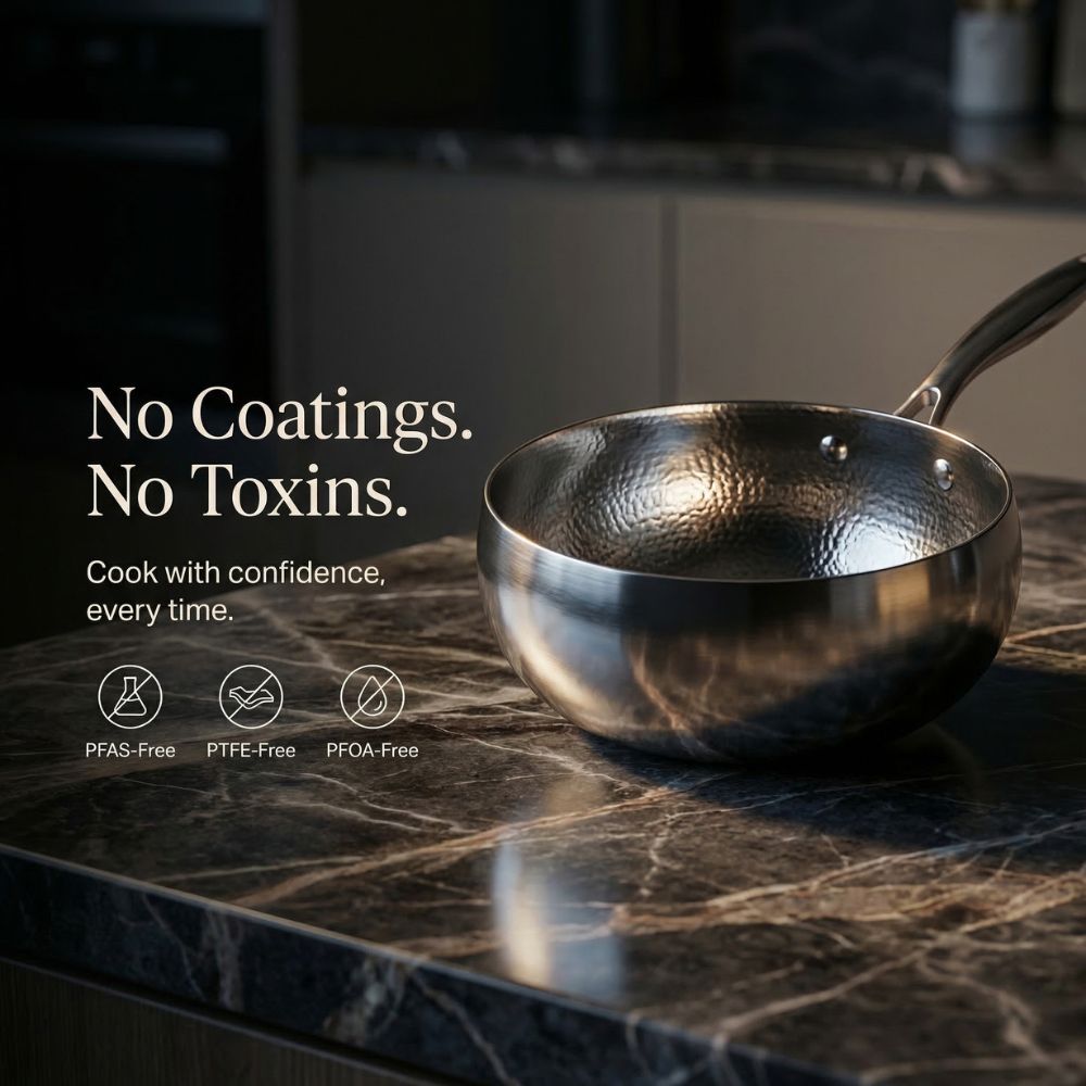 Titanium Kitchen Cookware Collection – Non-Stick Pots and Pans