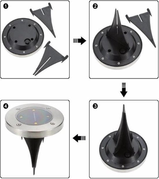 Wireless Solar LED Garden Lights Deluxe