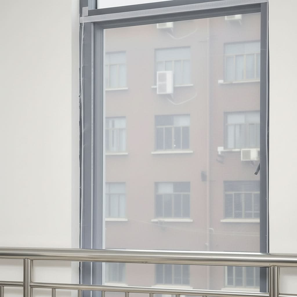Self-Adhesive Window Net Kit for Insect Defense and Airflow