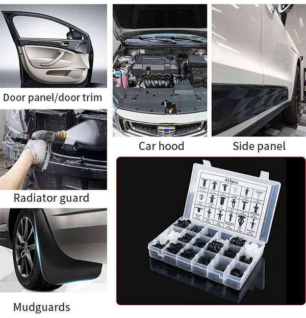 Versatile Car Fastener Replacement Kit
