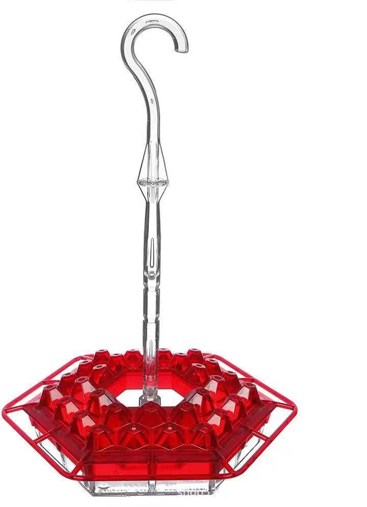 Outdoor Hanging Feeder for Hummingbirds – Ant-Resistant with Multi-Port Tray