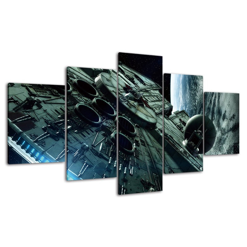 5-Piece Captivating Cosmic Canvas Art Set