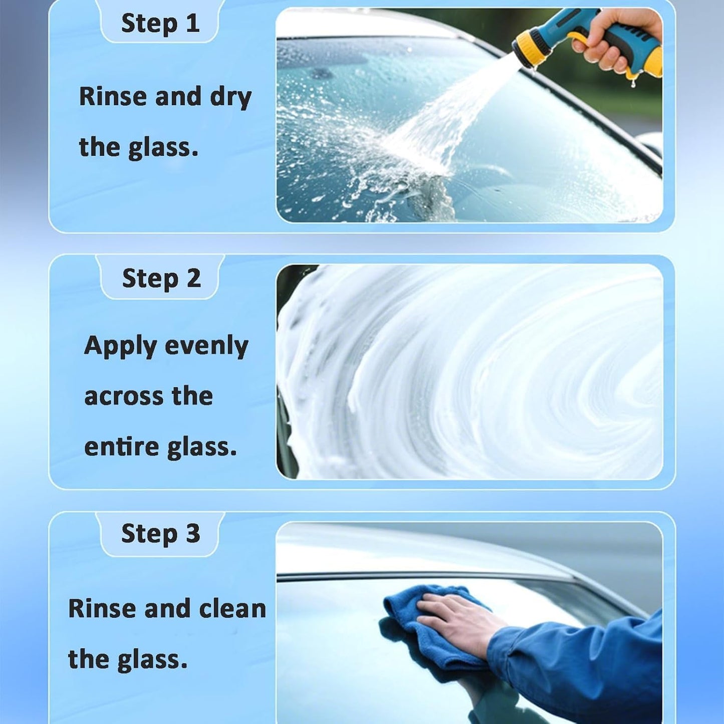 CrystalClear Glass Cleaning Brush