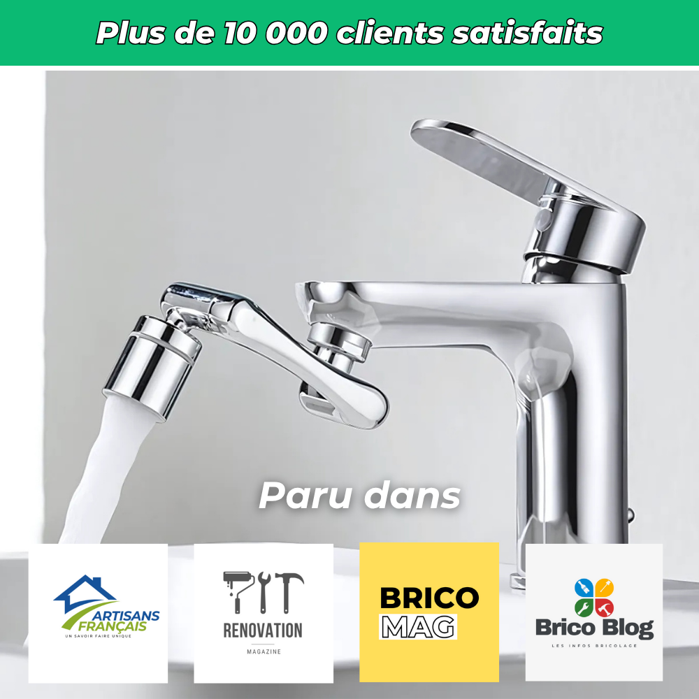 Smart Tap Extender with Water-Saving Features