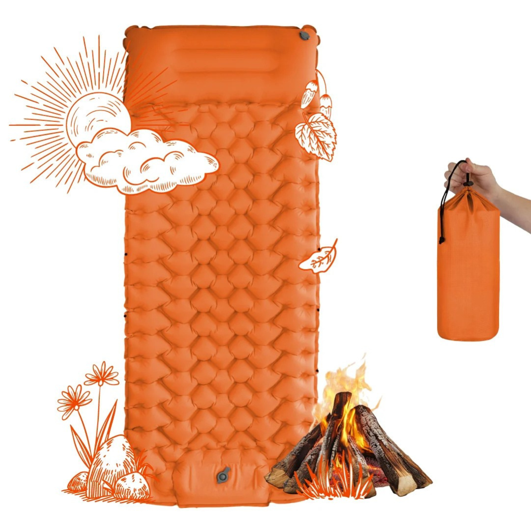 Self-Inflating Air Sleeping Mat – Lightweight, Compact, 10 cm Thickness