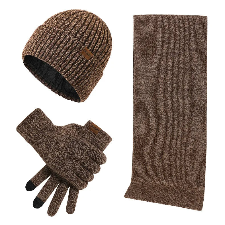 Cozy Winter Accessories Bundle: Beanie, Scarf, and Mittens