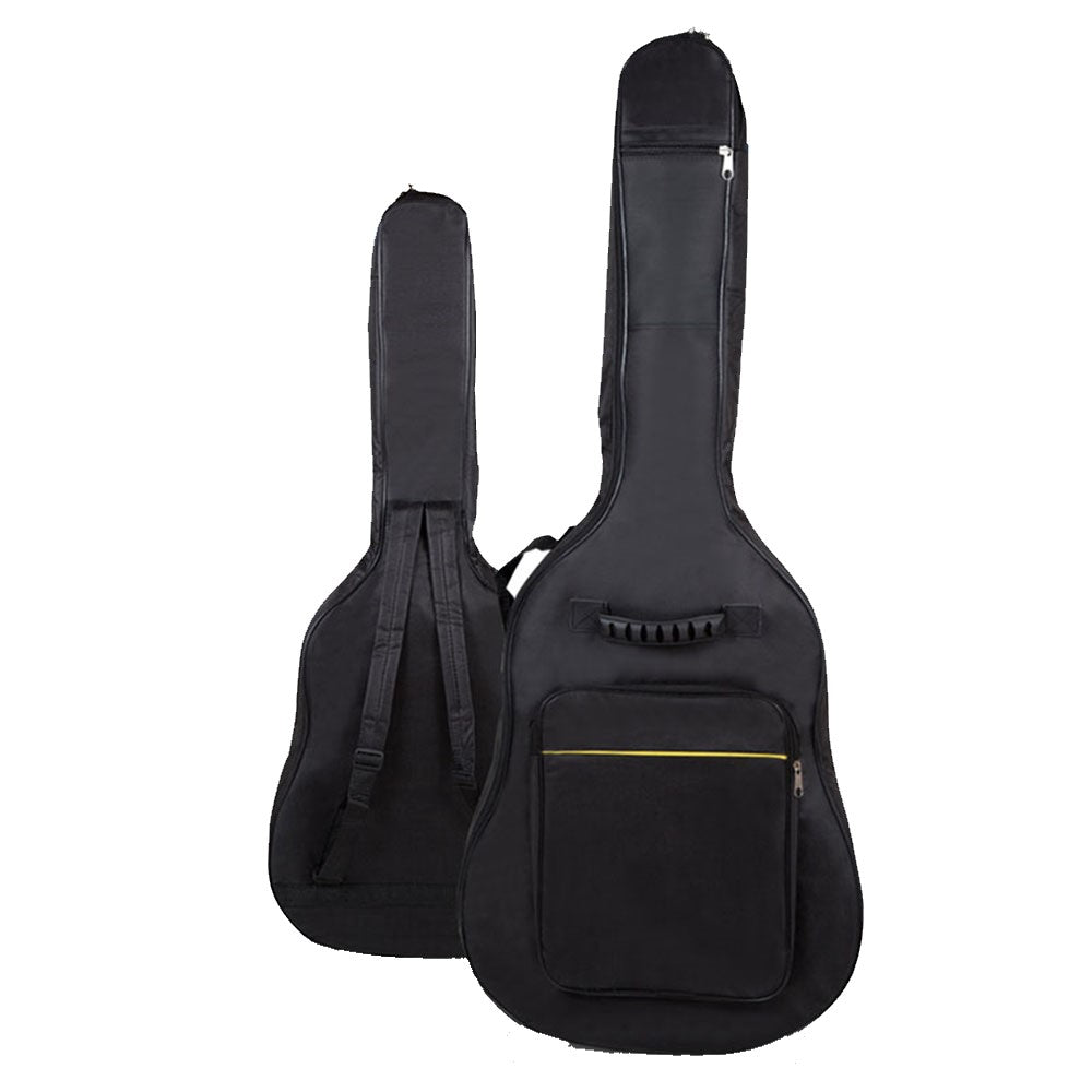 Padded Black Guitar Bag with Waterproof Double Straps
