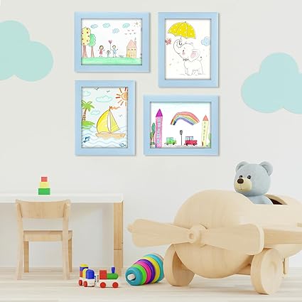 Magnetic Frame for Creative Display of Children's Artwork