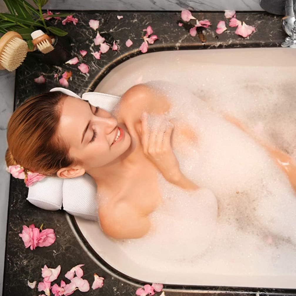 Relaxing Bath Pillow for Comfortable Soaking Sessions