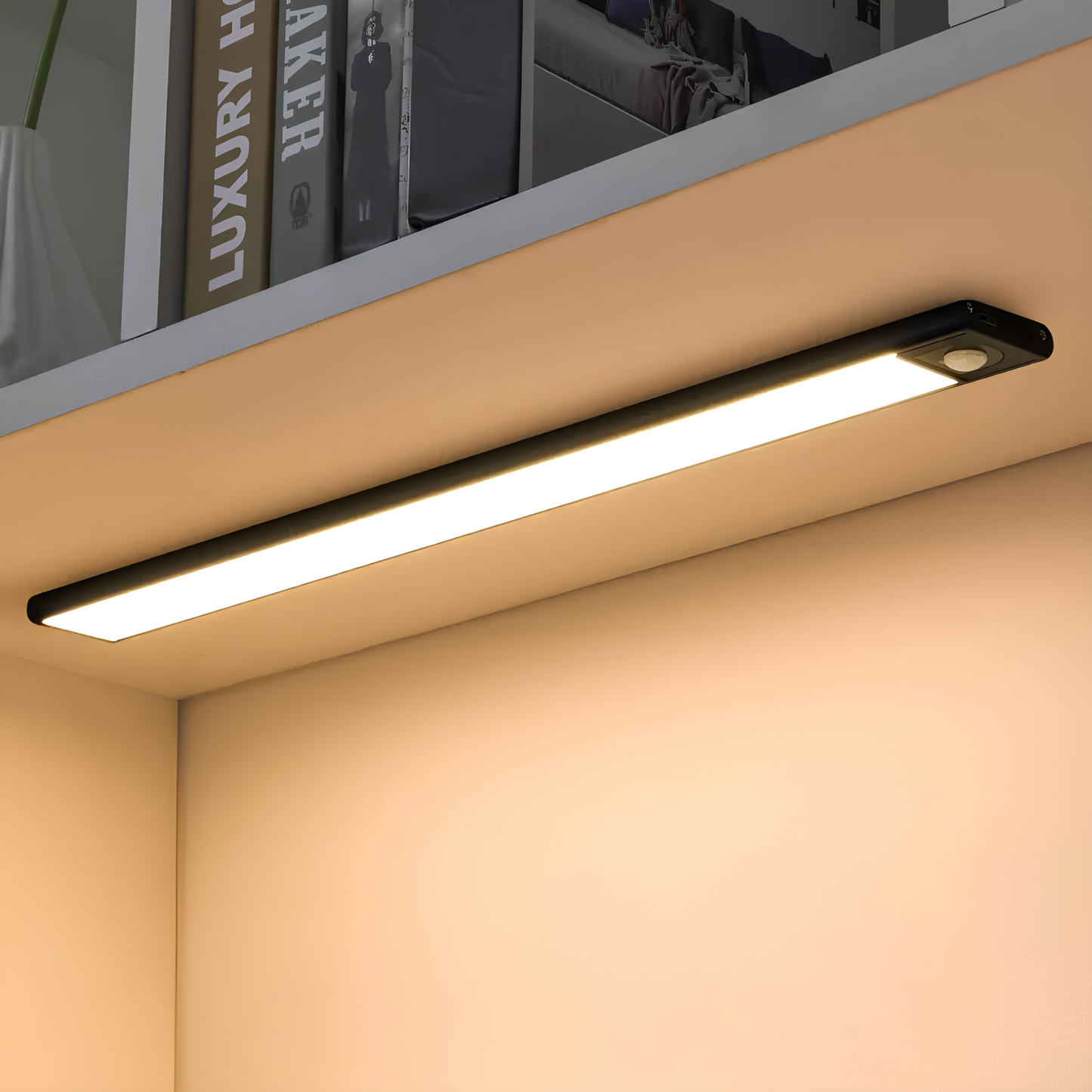 Rechargeable LED Light Bar with Wireless Motion Sensor for Home Use