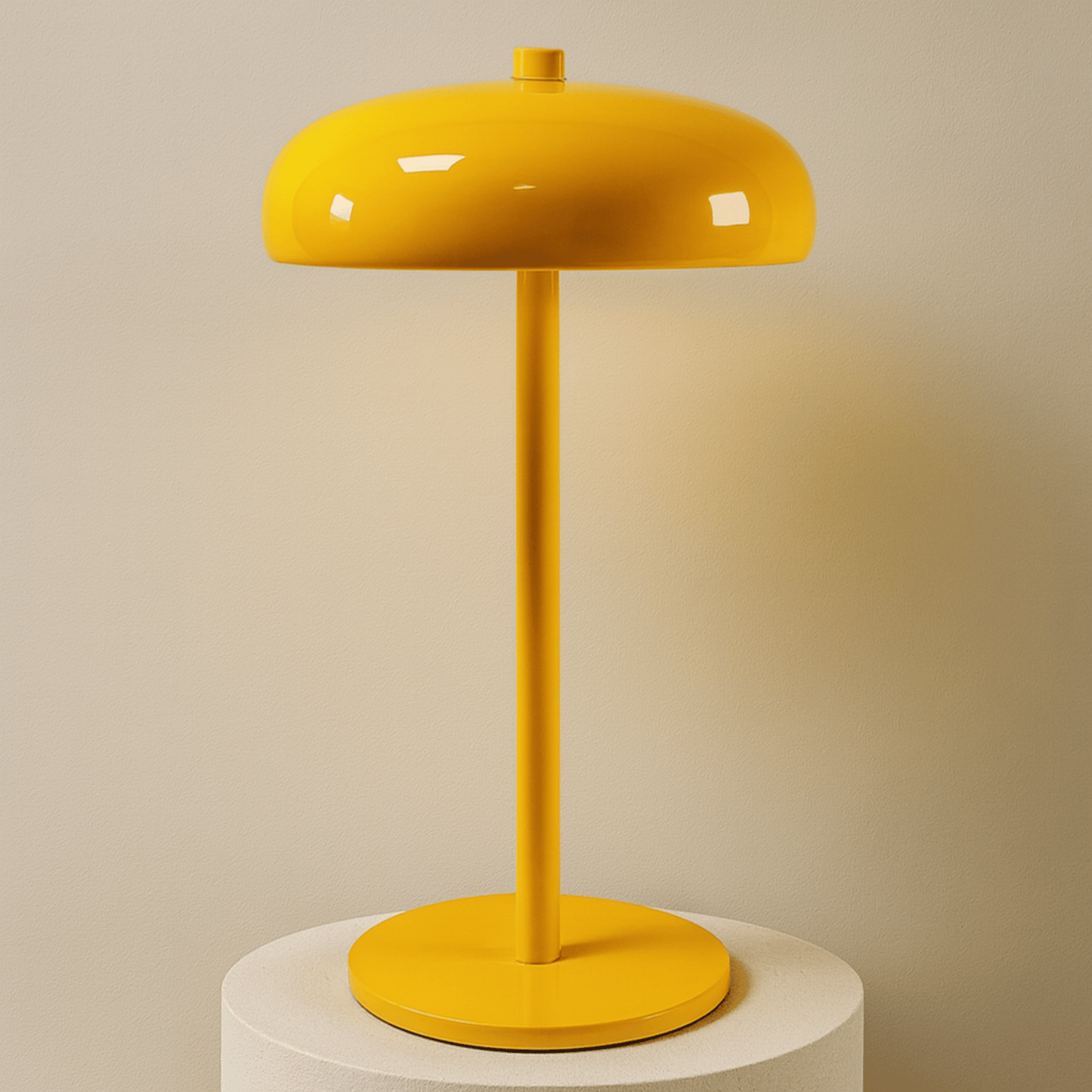 Touch-Controlled Table Lamp with Rechargeable Design