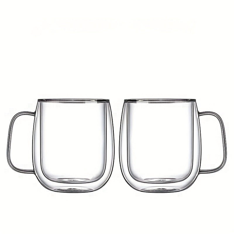 Double-walled Borosilicate Glass Mug – Heat Resistant and Stylish