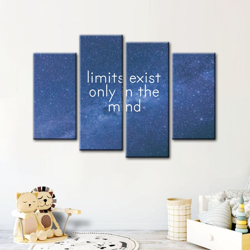 Inspire Your Space - 4-Piece Motivational Canvas Art