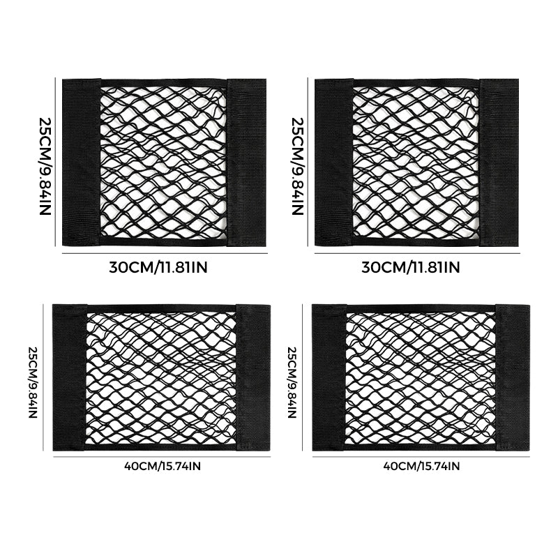 Smart Storage Net for Plastic Bags with Adhesive Tape