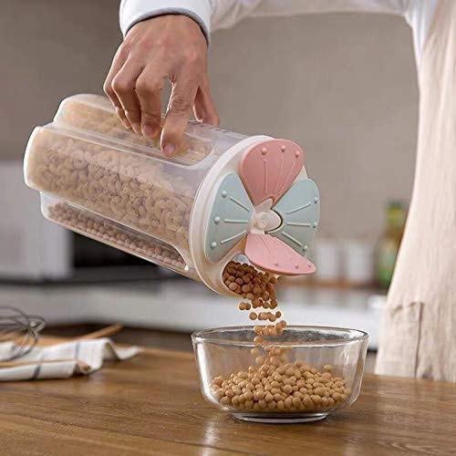 Versatile 4-Compartment Food Storage Jar - 2500ml